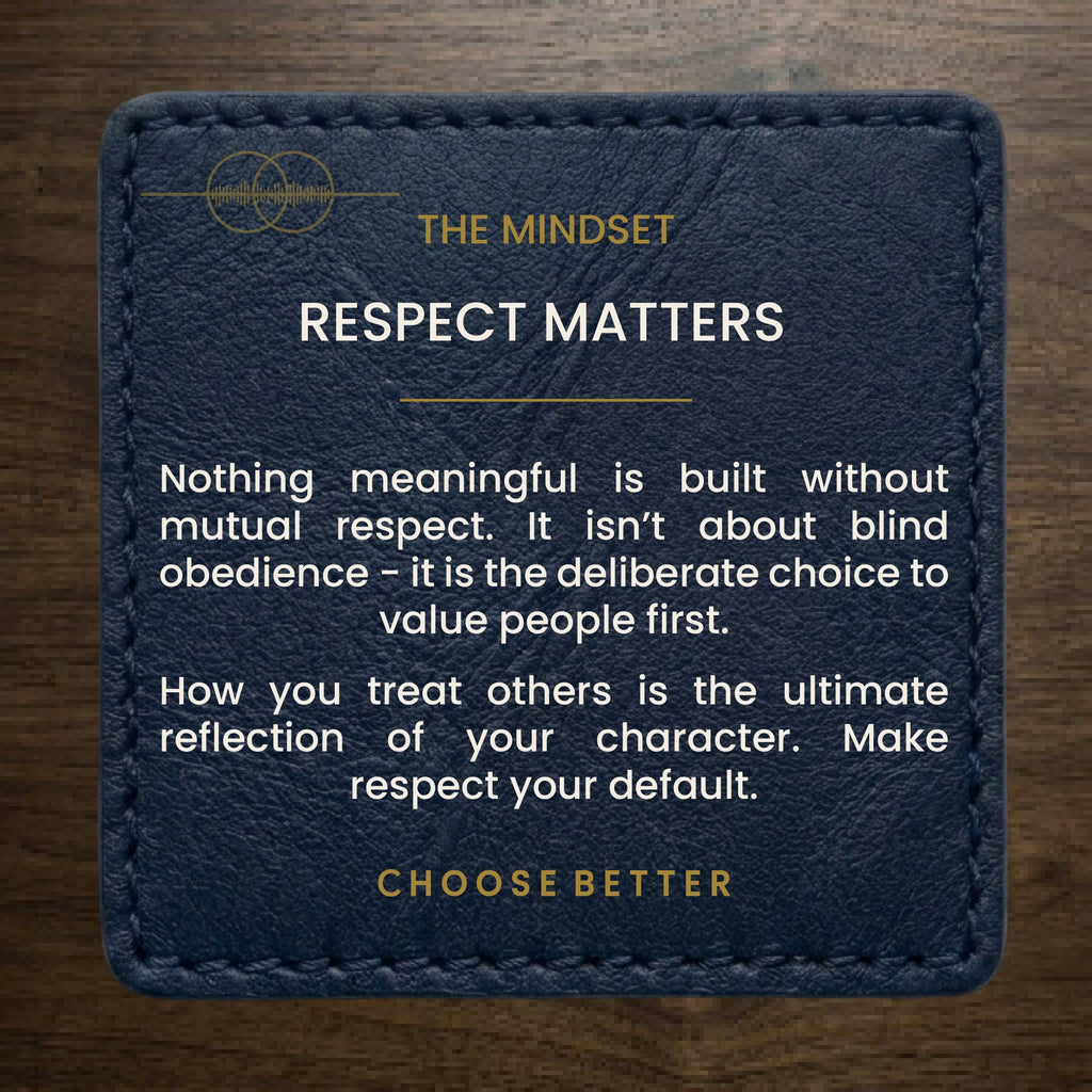 RESPECT MATTERS BOLD PREMIUM T-SHIRT