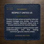RESPECT UNITES US SUBTLE PREMIUM T-SHIRT