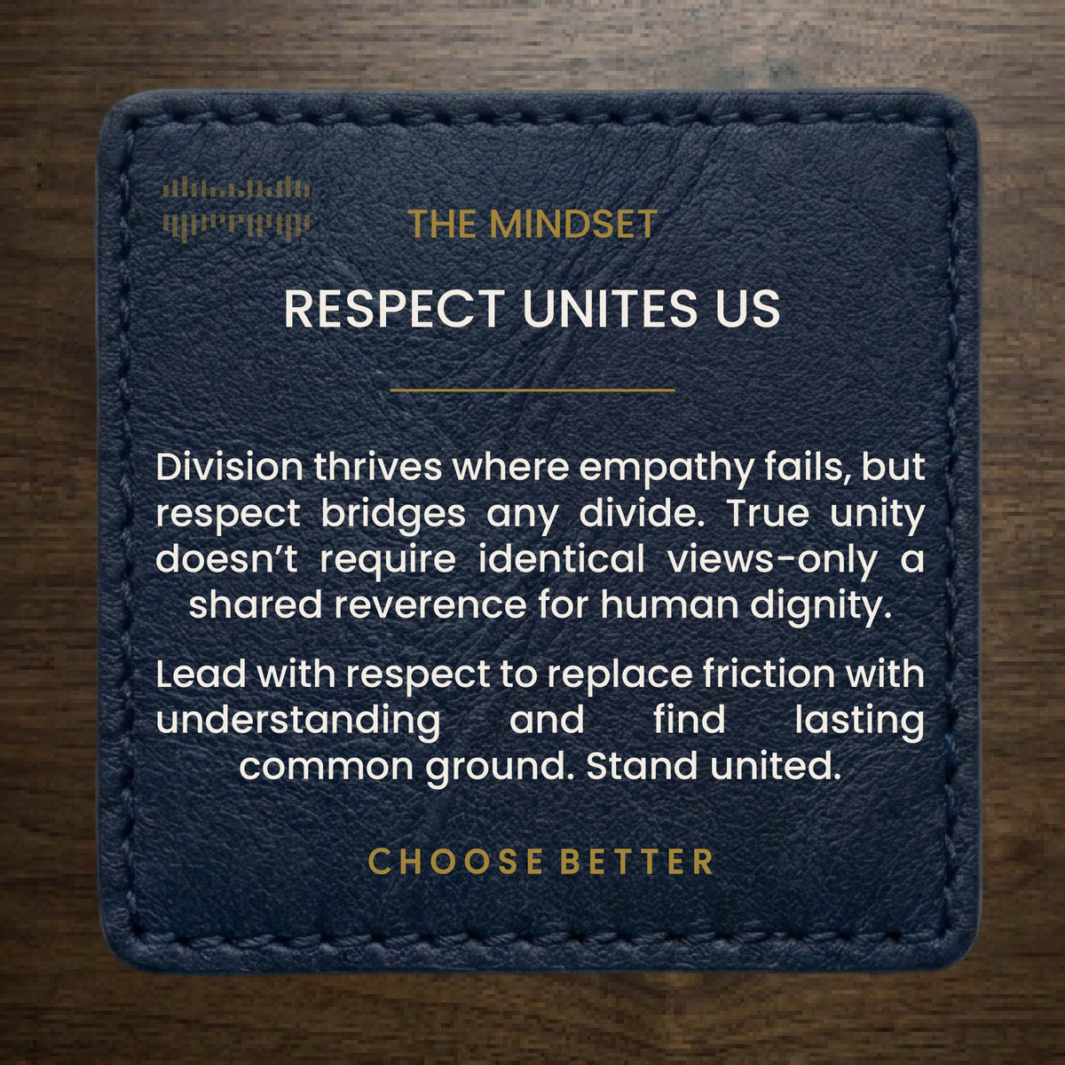 RESPECT UNITES US SOUNDWAVES PREMIUM T-SHIRT