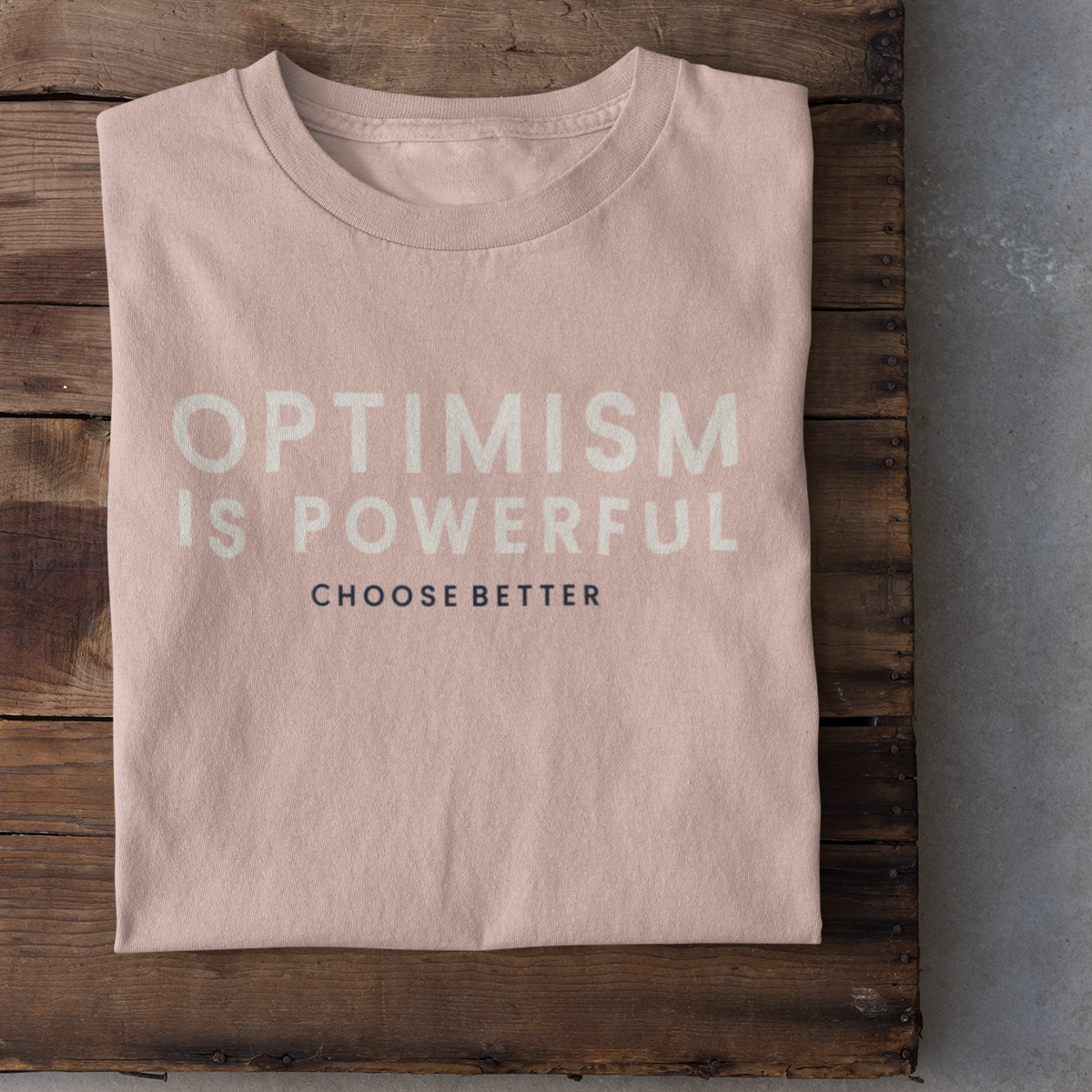 OPTIMISM IS POWERFUL SIGNATURE PREMIUM T-SHIRT
