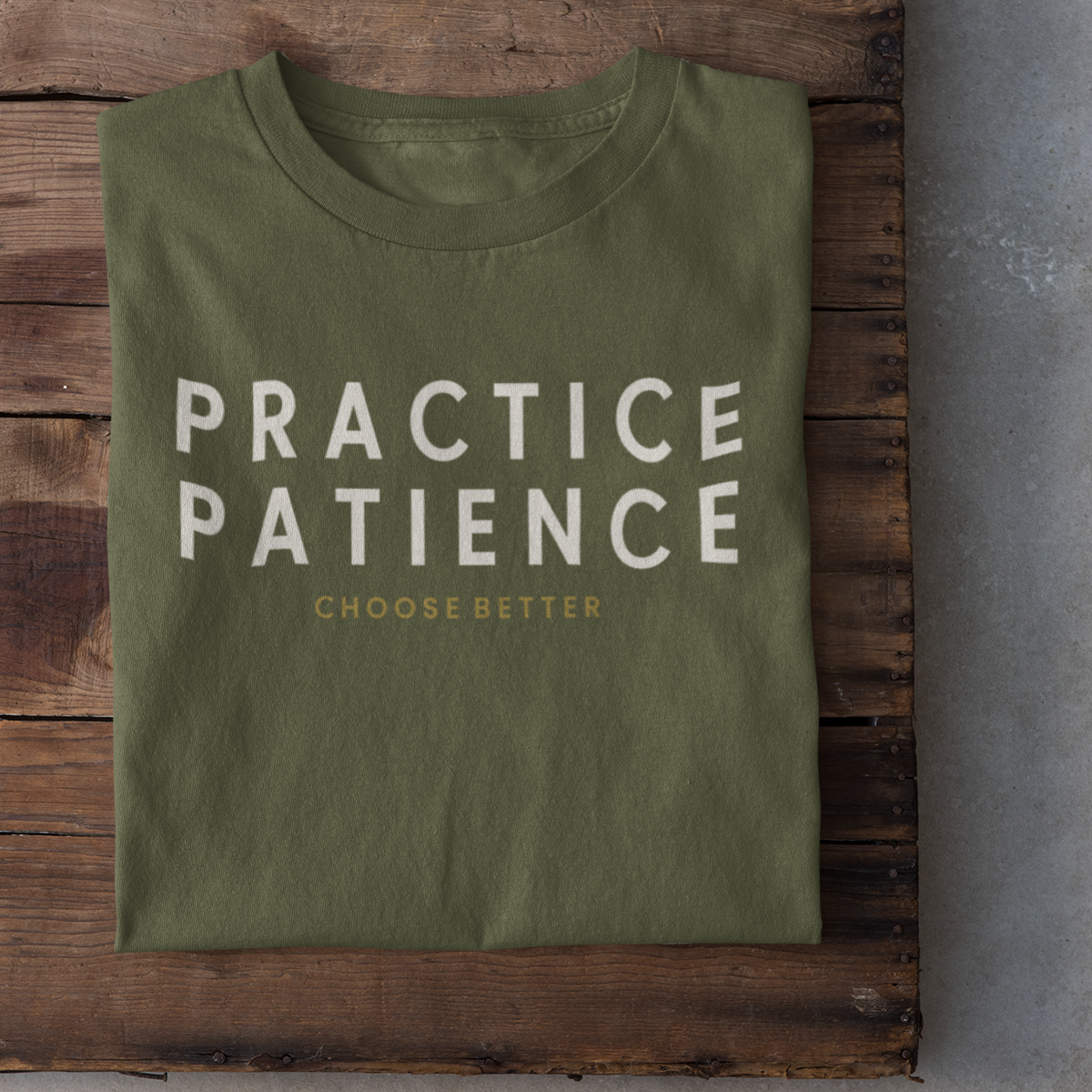 PRACTICE PATIENCE SIGNATURE PREMIUM T-SHIRT