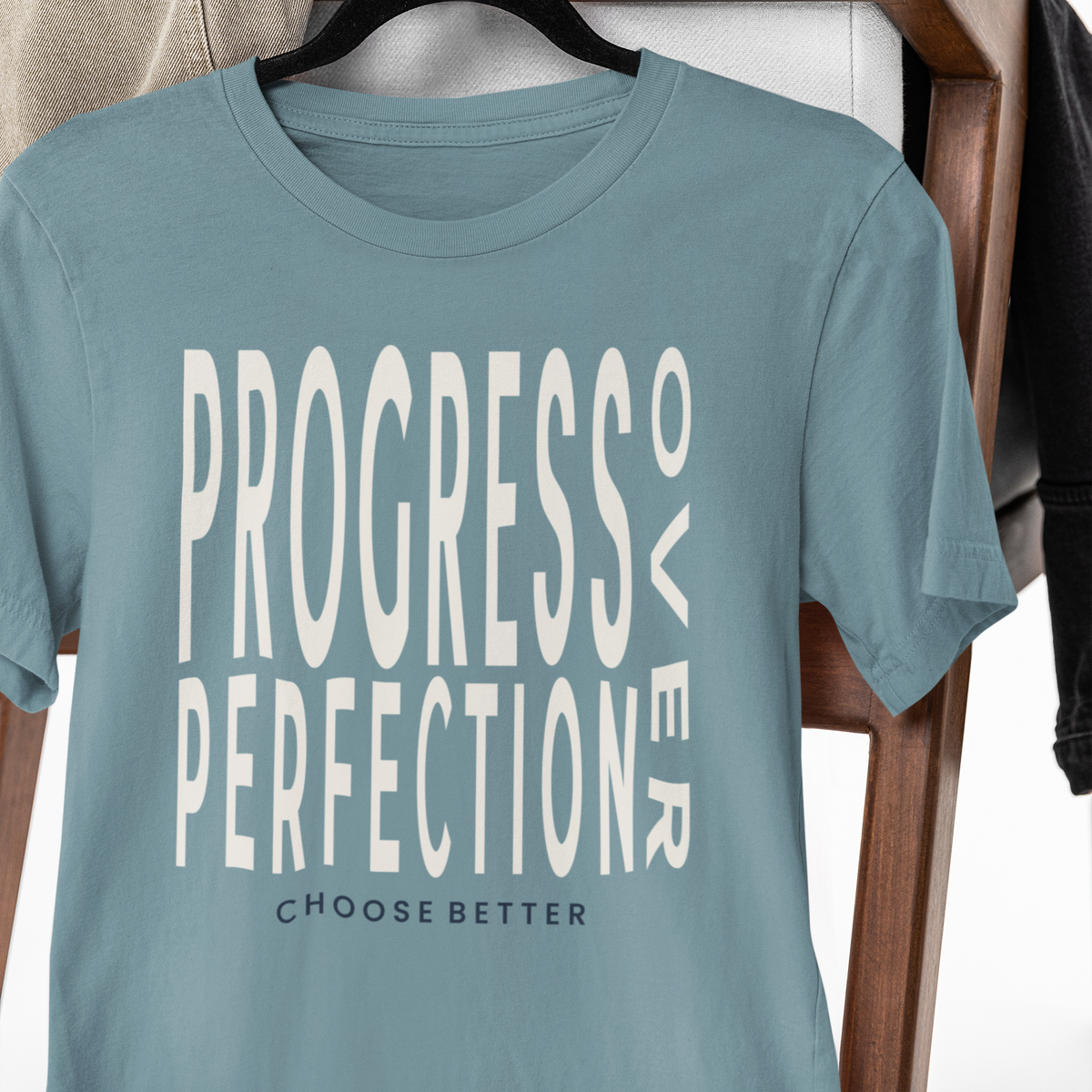 PROGRESS OVER PERFECTION BOLD PREMIUM T-SHIRT