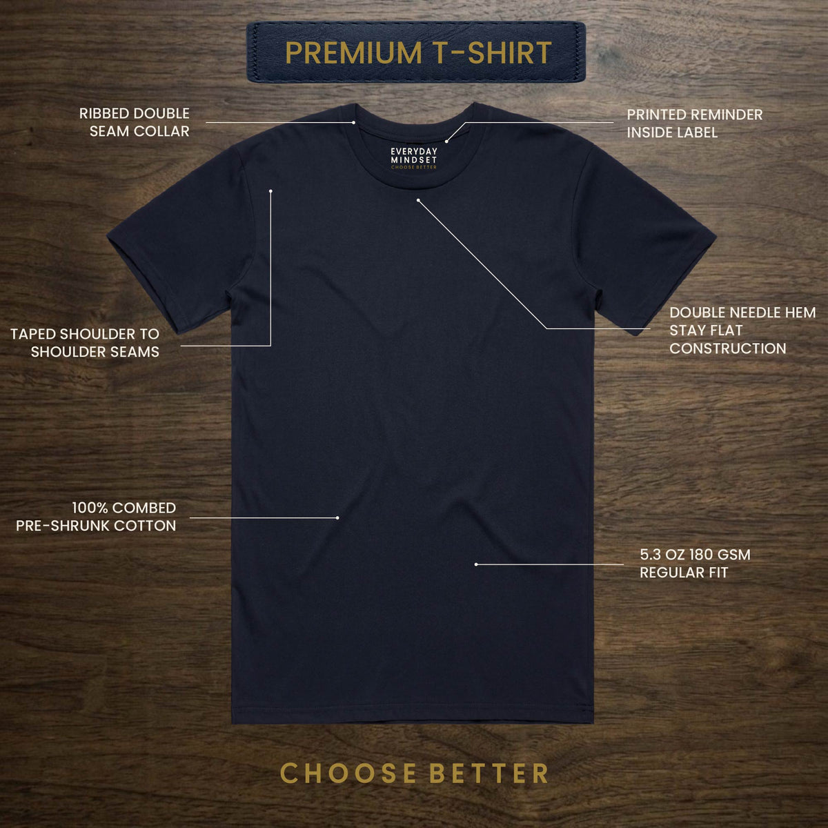 LEAD WITH RESPECT PREMIUM T-SHIRT