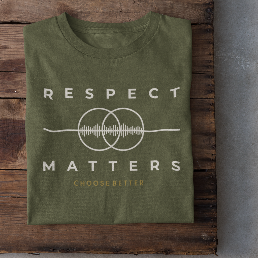 RESPECT MATTERS EMBLEM PREMIUM T-SHIRT