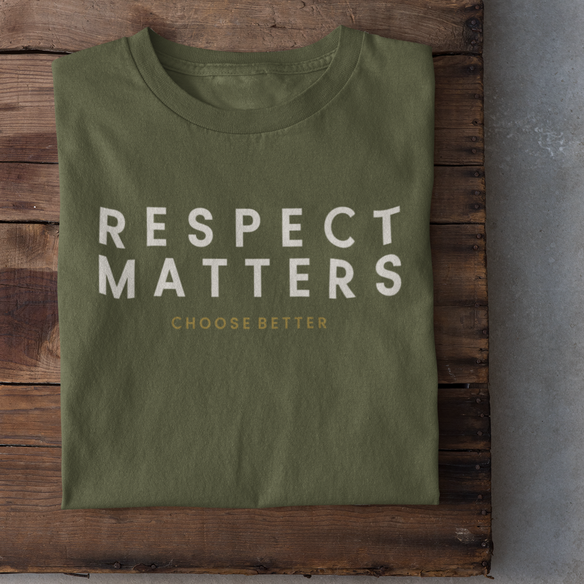 RESPECT MATTERS SIGNATURE PREMIUM T-SHIRT