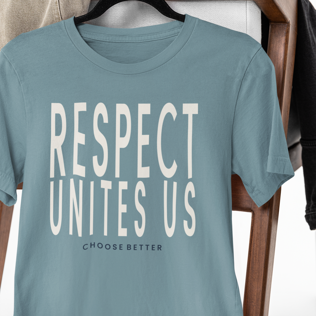 RESPECT UNITES US BOLD PREMIUM T-SHIRT