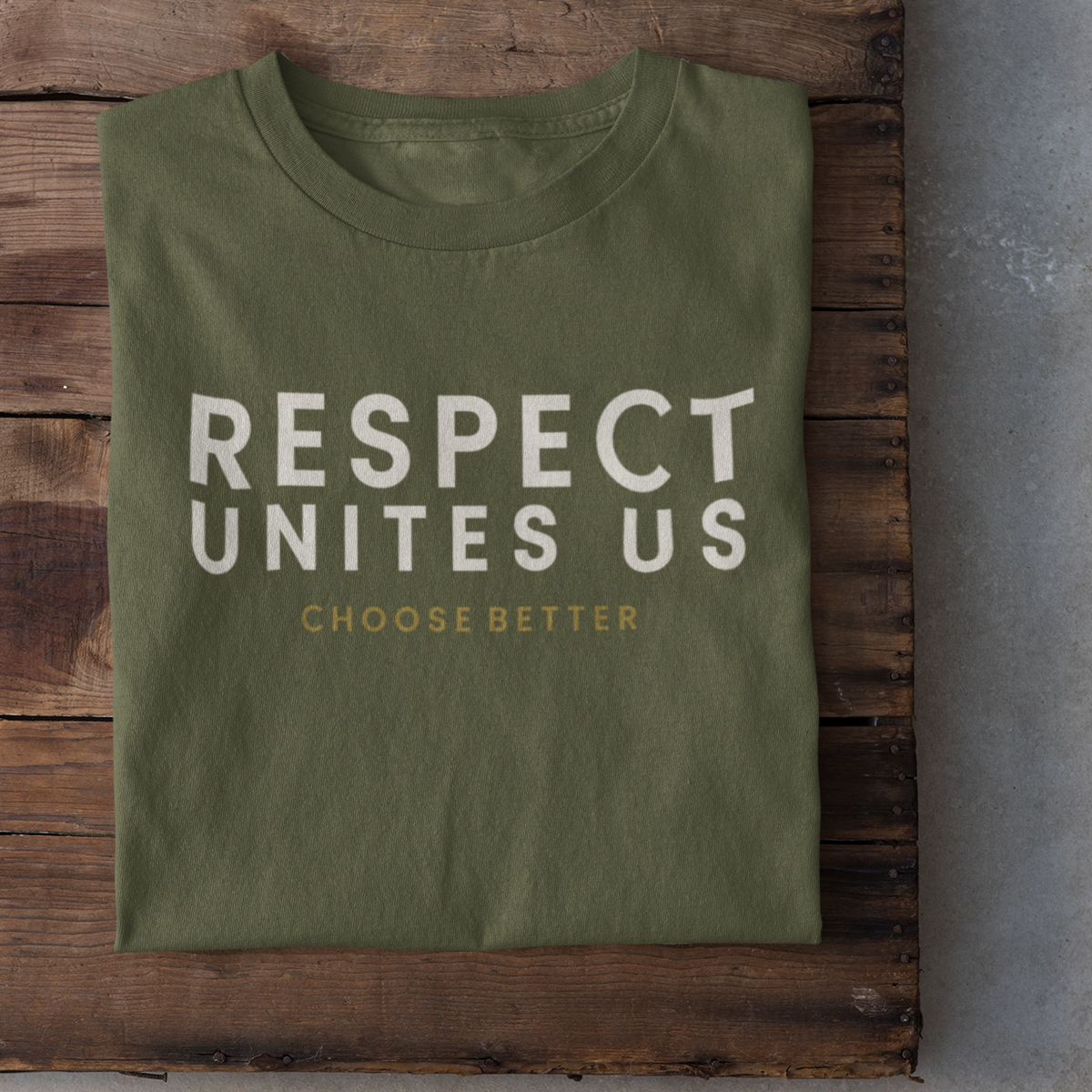 RESPECT UNITES US SIGNATURE PREMIUM T-SHIRT
