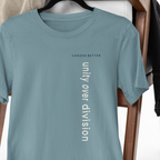 UNITY OVER DIVISION VERTICAL STREAM PREMIUM T-SHIRT