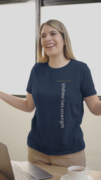 KINDNESS FUELS STRENGTH VERTICAL STREAM PREMIUM T-SHIRT